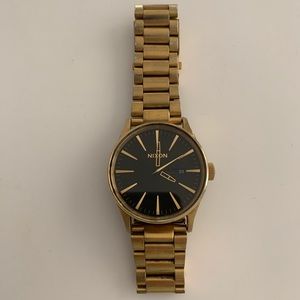 Gold Nixon Watch
